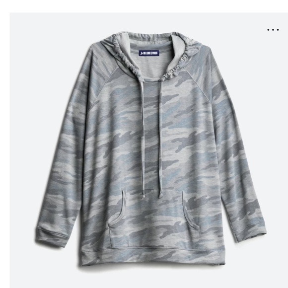 ink, love, & peace Tops - Ink Love & Peace camo hoodie